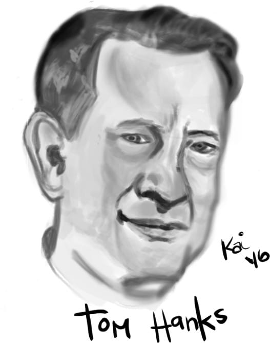 drawing of Tom Hanks